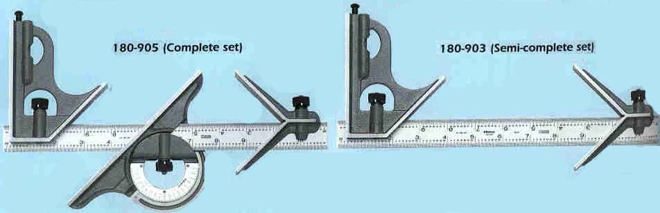 Mitutoyo combination square shop set