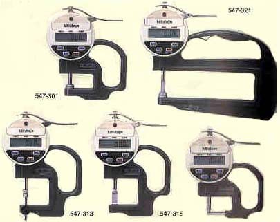 digimatic thickness gages