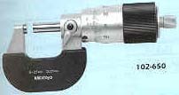 quick setting outside micrometers