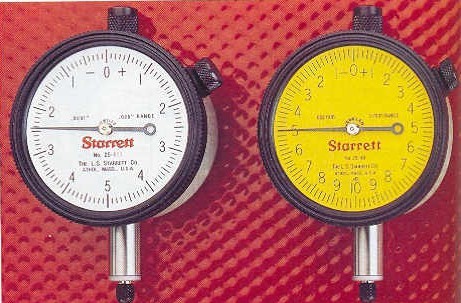 starrett plunger dial gauges