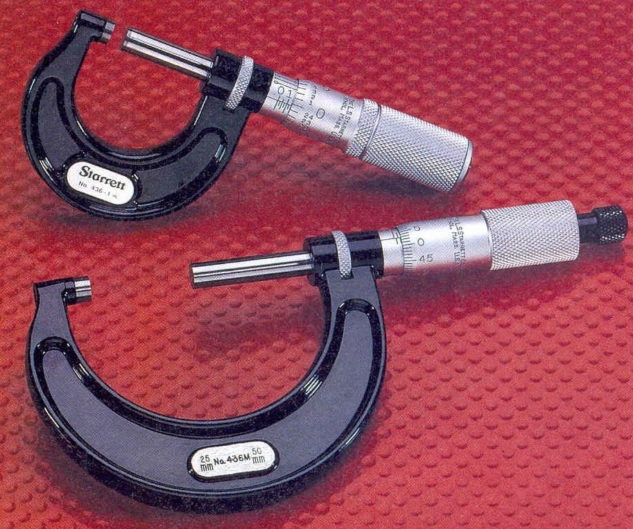 starrett outside micrometers